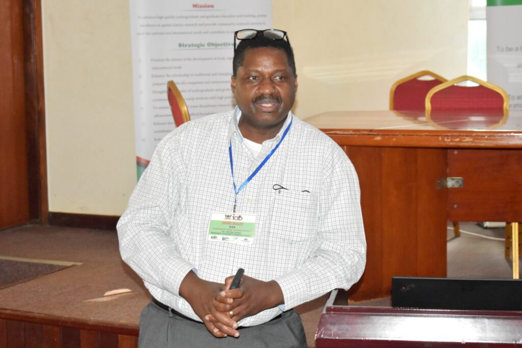 Prof. Henry Bulley, City University of New York giving his remarks during the 2022 Landscape Ecology Summer School.