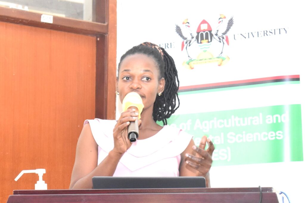 Dr. Catherine Ndagire from the Department of Food Technology and Nutrition, Makerere University is also one of the mentees on the project.