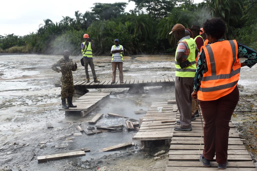 The project team at Sempaya Hot Springs.