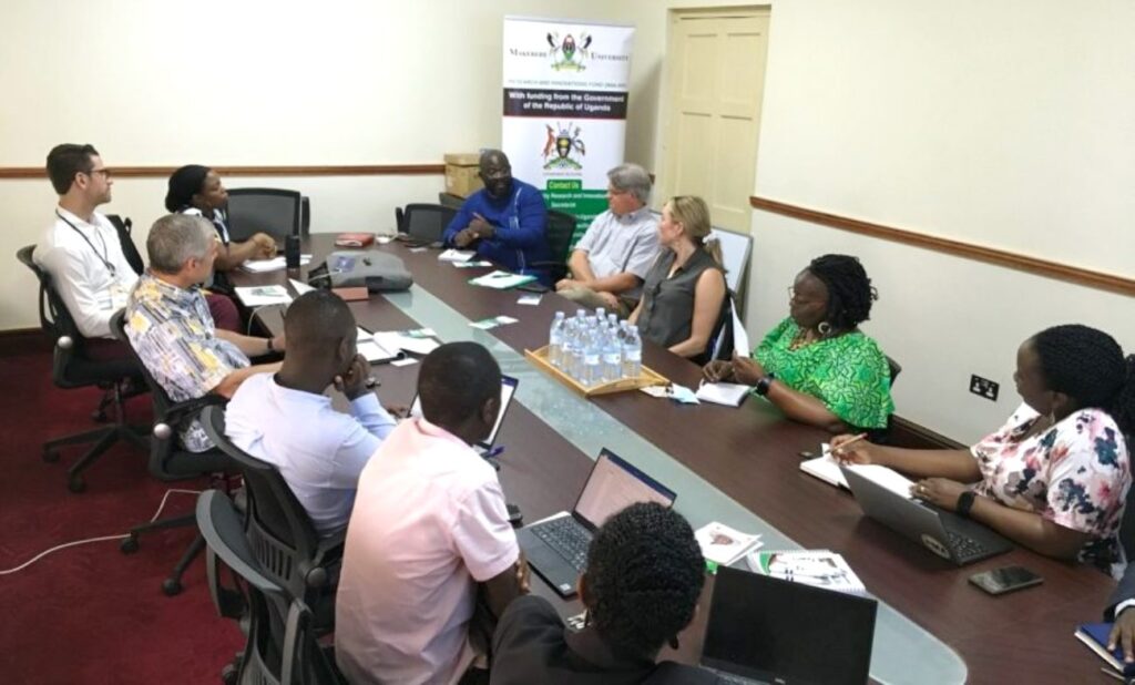 Discussions with the visiting research team in the Mak-RIF Boardroom on 12th August, 2022.