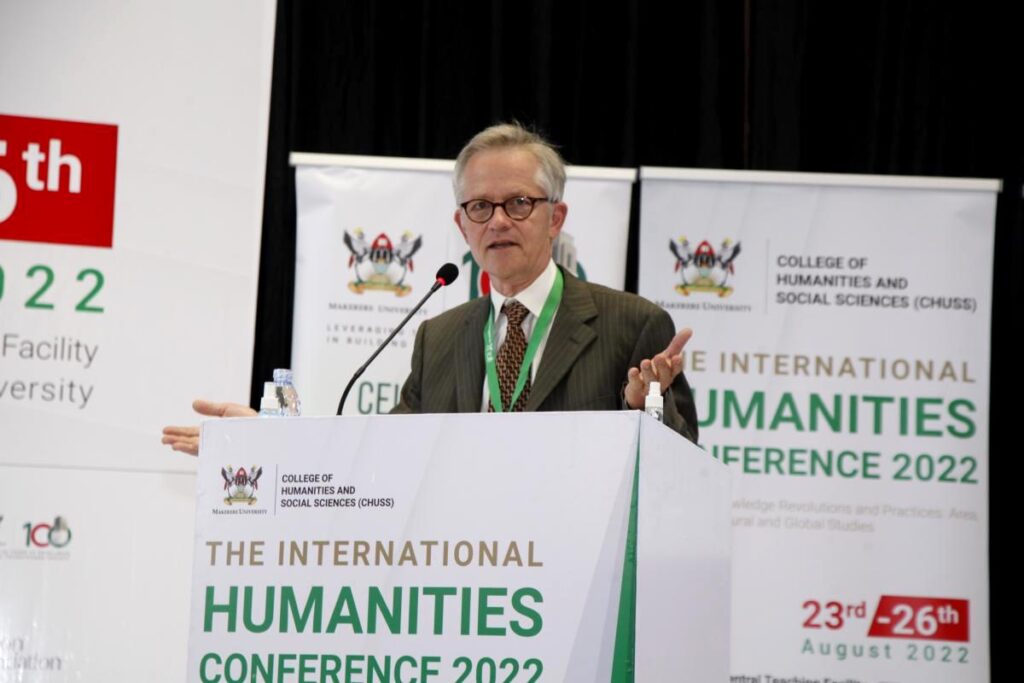 The Guest of Honour, German Ambassador H.E. Matthias Schauer delivers his speech. 