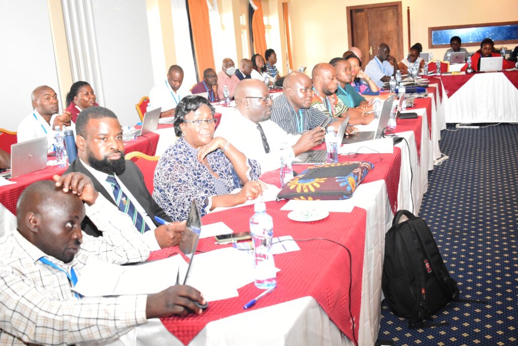 Participants following the proceedings.