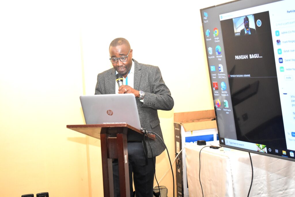 Prof. Frank Mugagga coordinated the workshop.