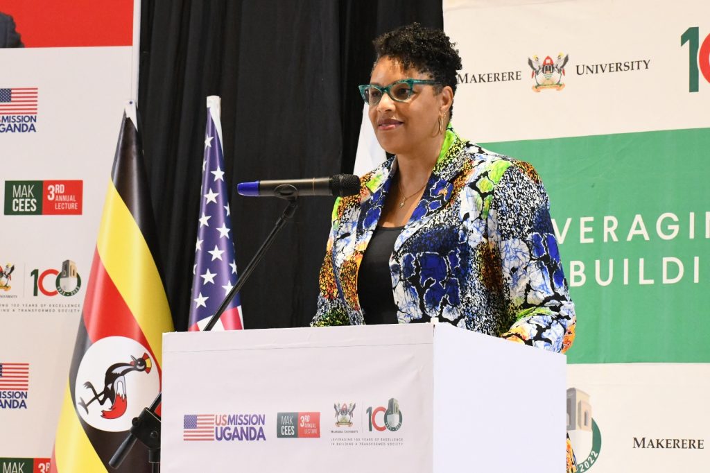 The U.S. Ambassador to Uganda, H.E. Natalie Brown.