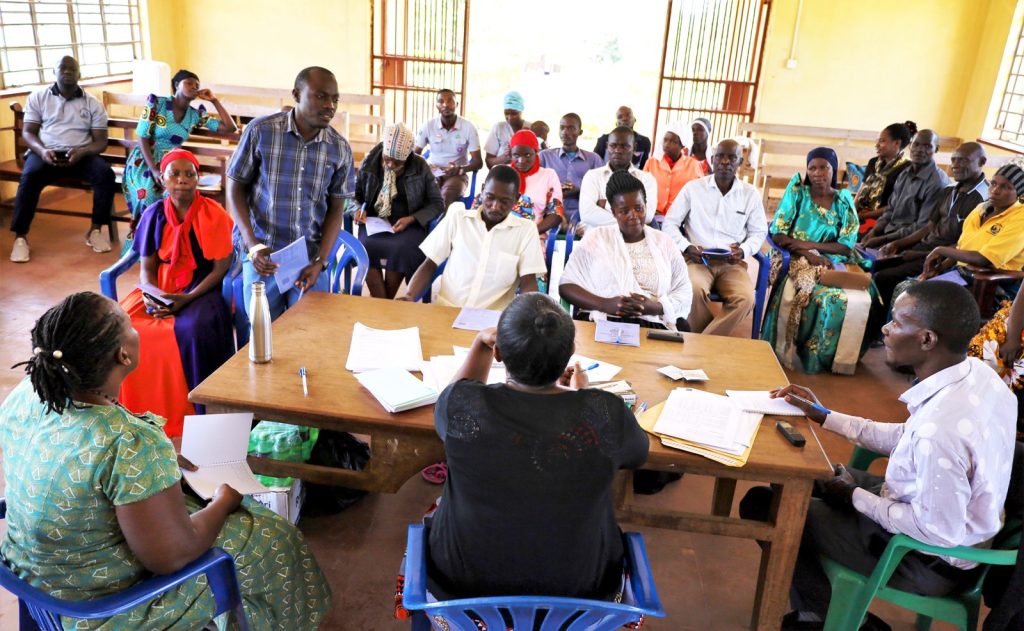 Dr. Florence Kyazze (Mentor) and Dr. Losira Nasirumbi (PI) meeting farmers at Nakigo Sub-county.