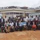 Participants pose for a group photo at the close of the MAD-Tech-AMR Project Stakeholders' Engagement at the Biosecurity Centre, College of Veterinary Medicine, Animal Resources and Biosecurity (CoVAB), Makerere University on 28th October 2022.