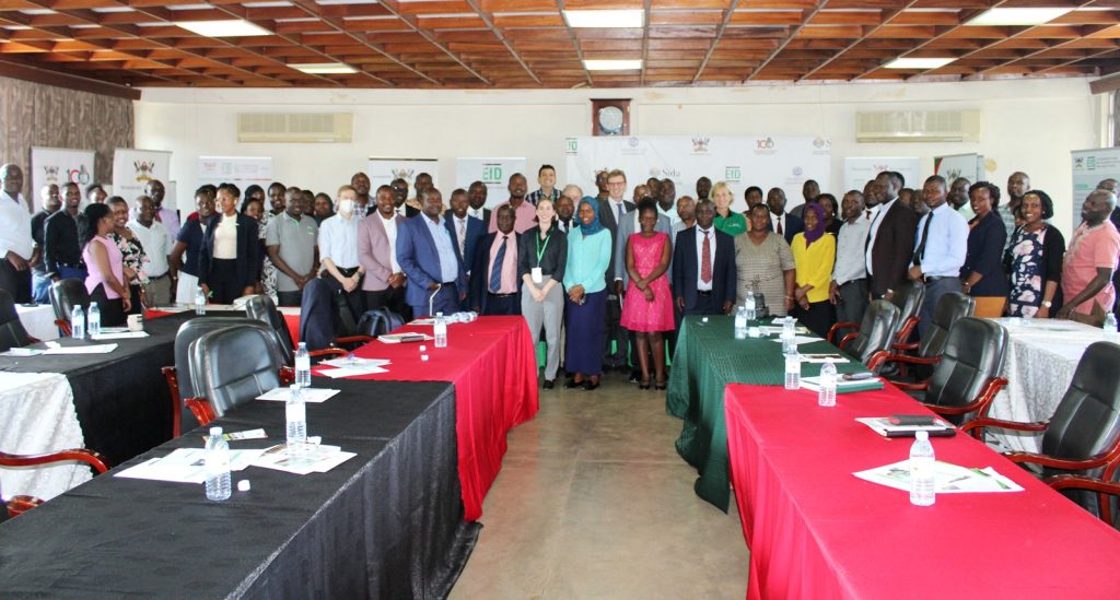 All participants pose for a group photo after the closing ceremony.