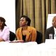R-L: Prof. Edward Bbaale, Hon. Phiona Nyamutoro with other panelists who deliberated on various issues during the dissemination workshop on 9th November 2022, Kampala, Uganda.