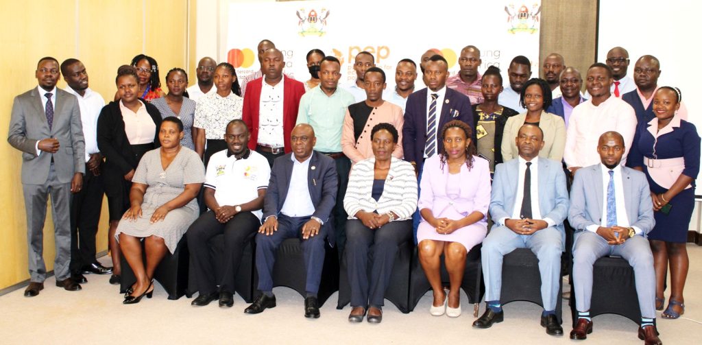 Participants posing for a group photo after the opening ceremony.