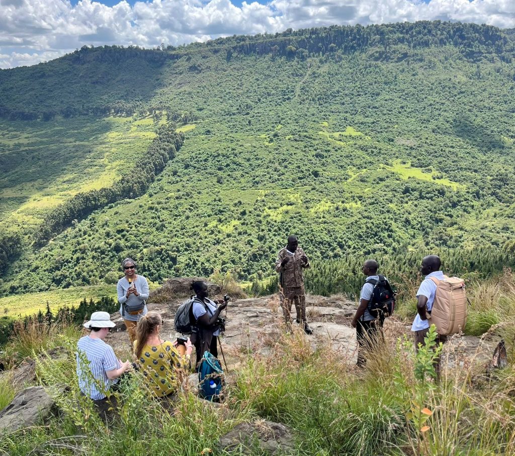 MBRS participants during a field visit to the Mt Elgon Biosphere reserve over the weekend of 3rd to 4th December 2022. Photo: Twitter/@RSemyalo