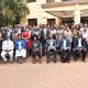 The Minister of Science, Technology and Innovation, Hon. Dr. Monica Musenero Masanza (seated C) in a group photo with participants after the opening ceremony of the GORILLA Conference held 8th-9th December 2022 at Protea Hotel, Kampala.