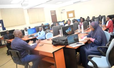 Participants in a pre-conference training on geospatial based cloud computing ahead of the 2nd GORILLA Conference held 8th-9th December 2022. Makerere University, Kampala Uganda, East Africa.