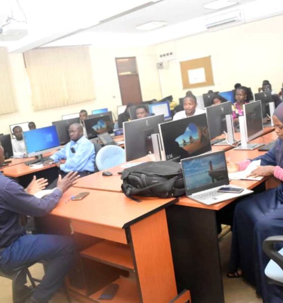 Participants in a pre-conference training on geospatial based cloud computing ahead of the 2nd GORILLA Conference held 8th-9th December 2022. Makerere University, Kampala Uganda, East Africa.