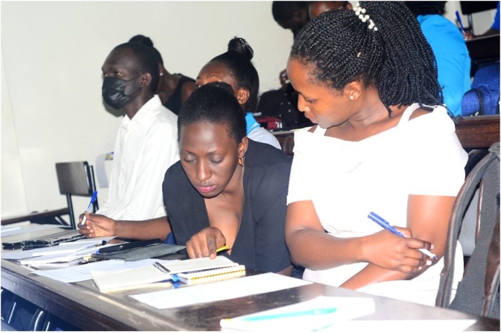 Some of the participants during the dissemination.