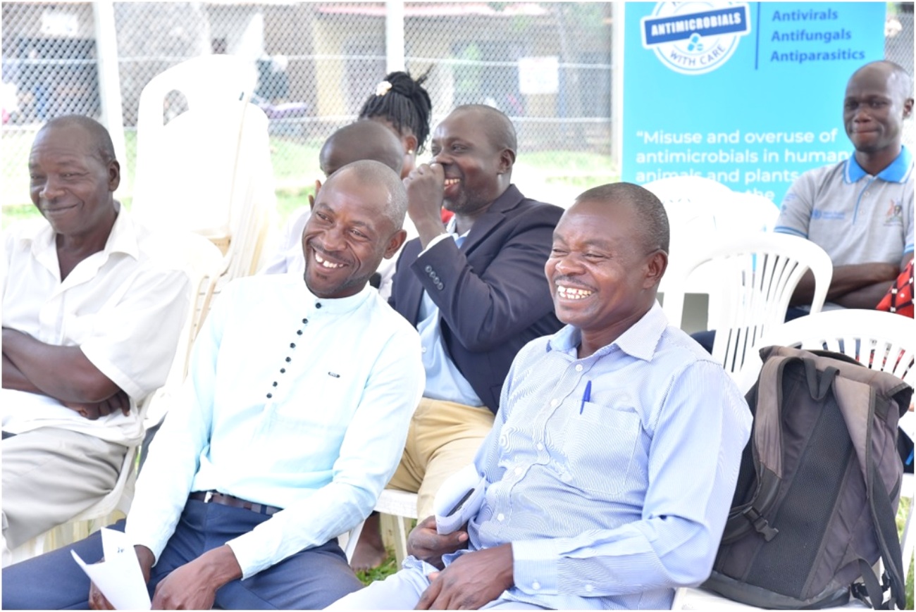 Some of the participants attending the Antimicrobial Resistance Awareness Week Session at Nakasongola District Headquarters on 24th November 2022.