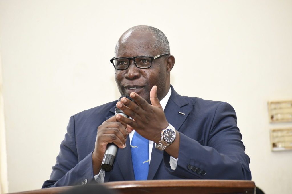 The Judge President, EACJ, Hon. Justice Nestor Kayobera giving his remarks.