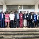 Participants pose for a group photo at the FLYGene Inception meeting held on 22nd November 2022 at Makerere School of Food Technology, Nutrition & Bio-Engineering Conference Hall, Makerere University.