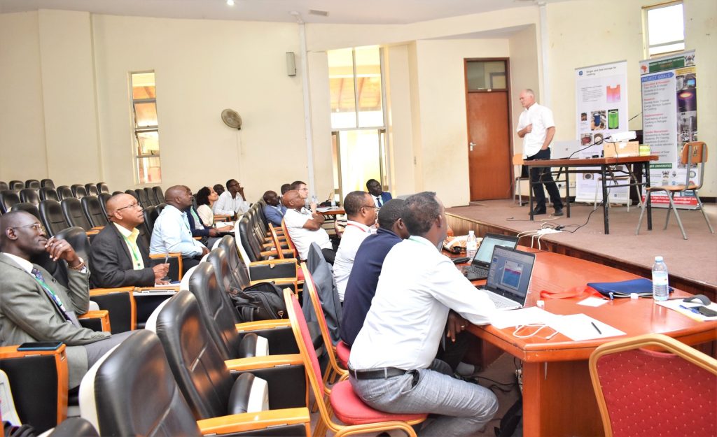 Participants listen to Prof. Ole Jorgen Nydal.