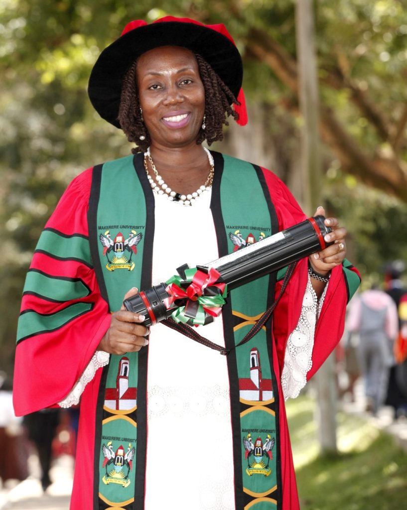 Dr. Flora Nelson Quartey Amagloh after receiving her PhD.