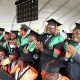 Some of the CAES Masters graduates on Day 2 of the 73rd Graduation of Makerere University held 14th February 2023.