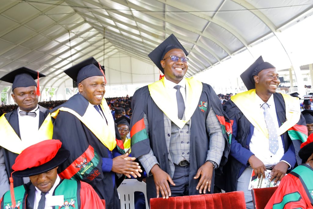 Some of the Masters Graduates from CoCIS at the 73rd Graduation Ceremony.