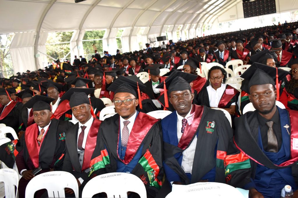 CoVAB’s Graduands attending the 3rd session of the 73rd Graduation Ceremony at the Freedom Square, Makerere University on 15th February 2023.
