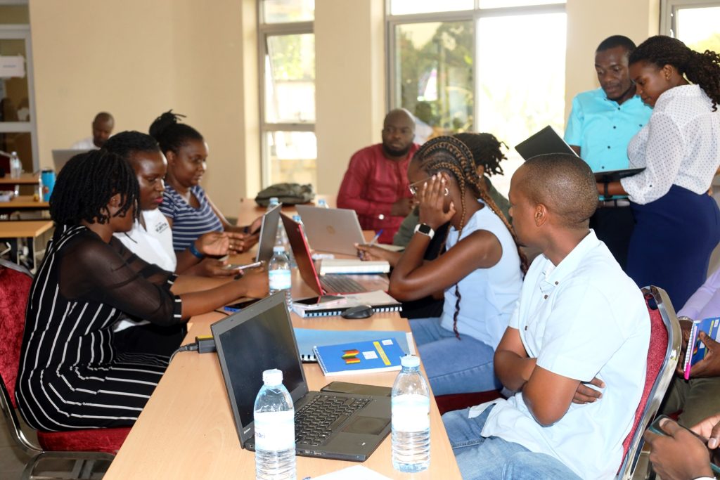One of the sessions of the two-week course on Investment Appraisal and Risk Analysis conducted by Makerere University's Public Investment Management Centre of Excellence, CoBAMS. 