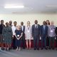 Front Row: Hon. Dominic Mafwabi Gidudu (4th R) and Prof. Eria Hisali (3rd R) with other officials and participants at the Ageing and Health Conference Opening Ceremony on 20th February 2023, Entebbe, Uganda.