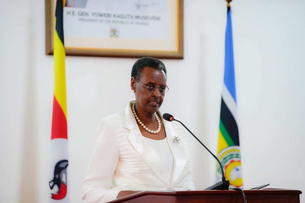 Hon. Janet Kataaha Museveni inaugurates the New Makerere University Council.