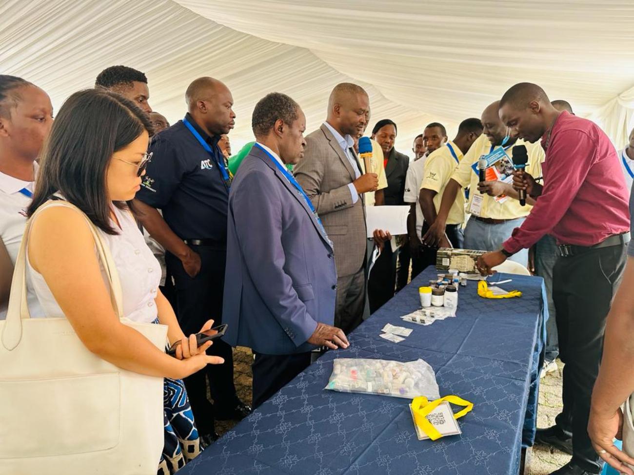 Other researchers and innovators showcasing their innovative projects at the ATC 2023 Expo. Photo Credit: Harriet Adong, Mak-RIF