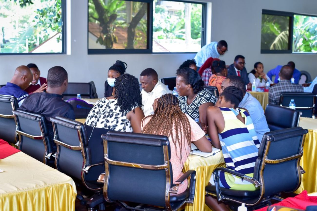 Participants in the online professional leadership programme - Managing Innovation for Sustainable Health at their first physical meeting in Uganda in May 2022. Photo: CESH.