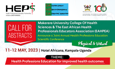 Call for Abstracts: Joint Annual Health Professions Education Scientific Conference. Deadline: 15th April 2023.