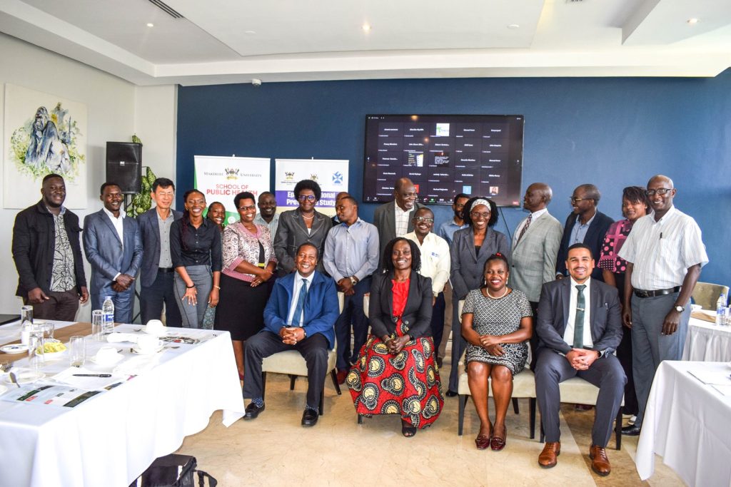 Participants in a group photo at the Epilepsy National Prevalence Study Dissemination and Dialogue meeting held on Wednesday, April 5, 2023 at the Golden Tulip Hotel in Kampala.