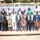 The DVCAA and Patron MUDF-Prof. Umar Kakumba (6th R) with the Dean MakSPH and Chairperson MUDF Executive Committee-Prof. Rhoda Wanyenze (5th R), Director DRGT-Prof. Buyinza Mukadasi (4th R), Mak Officials and Deans at the continuation of the 3rd Deans Forum on 21st October 2022 at Hotel Africana, Kampala.