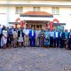 Members of Top Management with facilitators at the official opening of the Strategic Leadership Training on 27th April 2023, Lake Victoria Hotel, Entebbe. Photo: JNLC