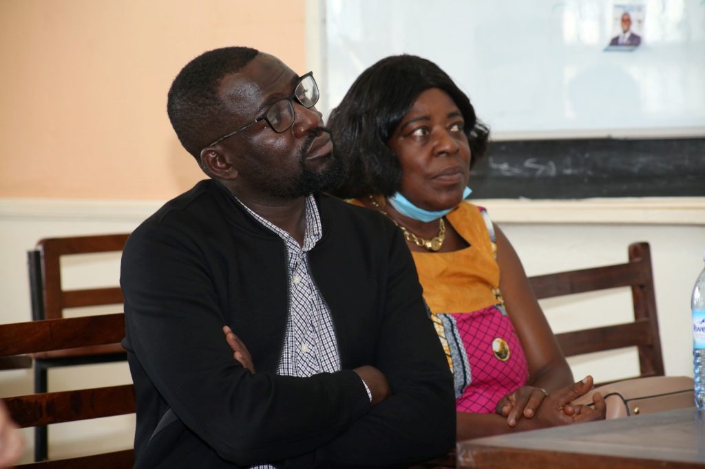 Mr. Sulaiman Kakaire, a journalist turned lawyer and PhD student at Makerere Institute of Social Research (MISR) listens attentively to the proceedings. College of Humanities and Social Sciences (CHUSS), Makerere University, Kampala Uganda.