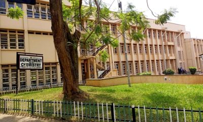 The Department of Chemistry Building, College of Natrual Sciences (CoNAS), Makerere University, Kampala Uganda.