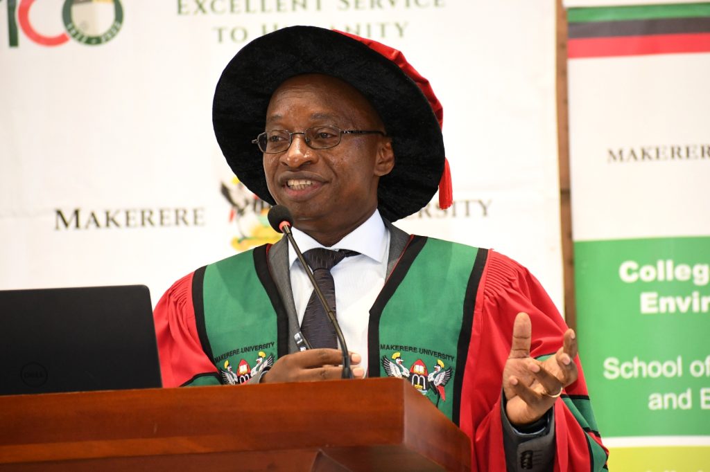 Prof. John H. Muyonga delivers his Professorial Inaugural Lecture. Yusuf Lule Central Teaching Facility Auditorium, Makerere University, Kampala Uganda.