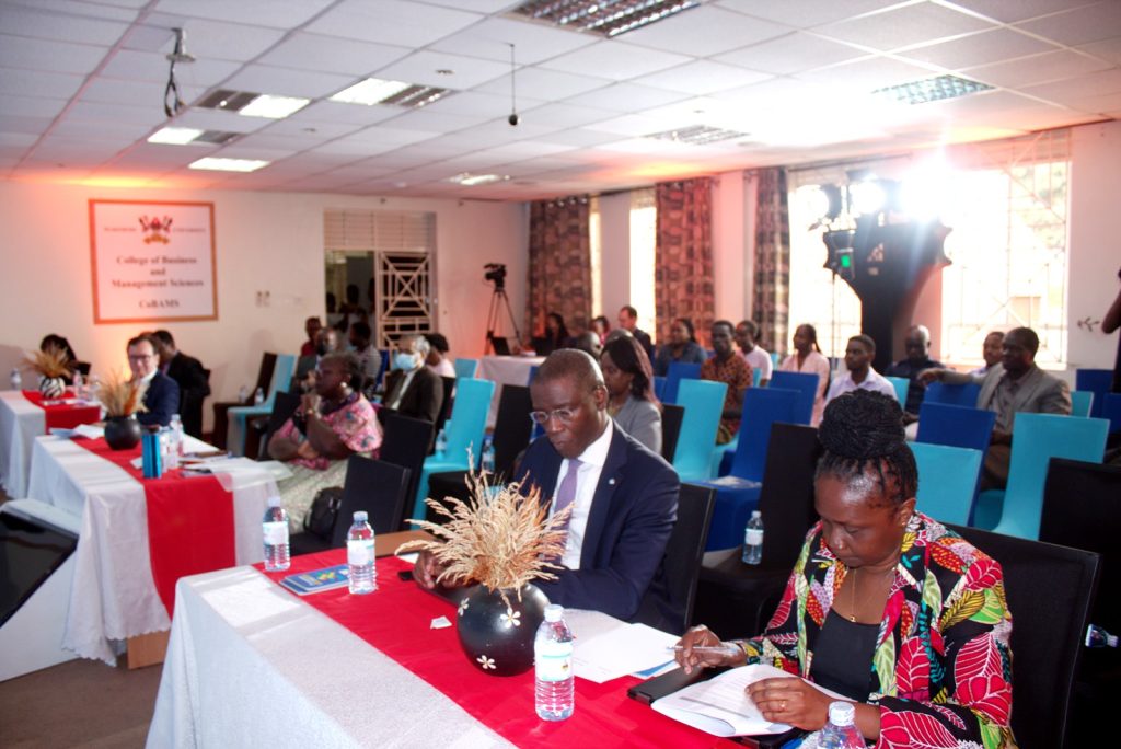 Some of the participants that attended the consultations. Conference Hall, Level 2, Block B, College of Business and Management Sciences (CoBAMS), Makerere University, Kampala Uganda.