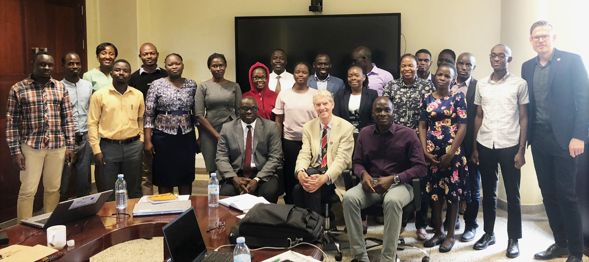 Participants posing for a group photo after the workshop