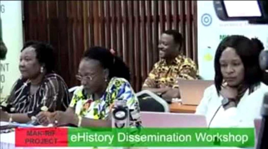 Left to Right: Dr. Harriet M. Nabushawo, Dr. Harriet Najjemba and Dr. Dorothy Kyagaba Ssebowa with other participants during the Educational Webinar on 28th July 2023. AVU Conference Room, CEES, Makerere University, East Africa.