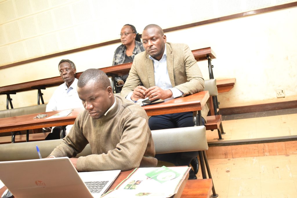 Participants follow proceedings during the seminar. Zoological Museum and Aquarium, Department of Zoology, Entomology and Fisheries Sciences, CoNAS, Makerere University, Kampala Uganda. East Africa.