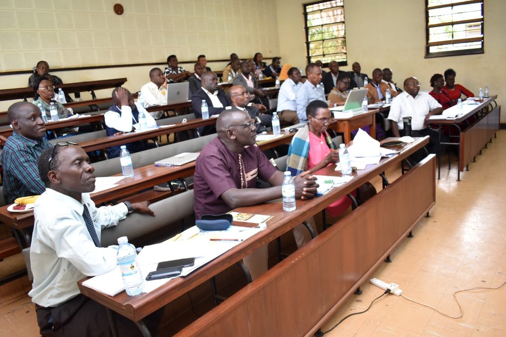 Participants follow the proceedings of the seminar. Zoological Museum and Aquarium, Department of Zoology, Entomology and Fisheries Sciences, CoNAS, Makerere University, Kampala Uganda. East Africa.