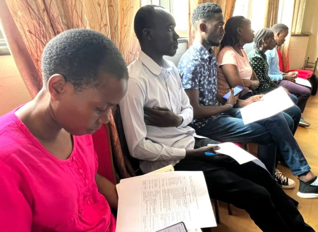 Some of the Bachelor of Veterinary Medicine (BVM) students that attended the meeting. College of Veterinary Medicine, Animal Resources and Biosecurity (CoVAB), Makerere University, Kampala Uganda, East Africa.