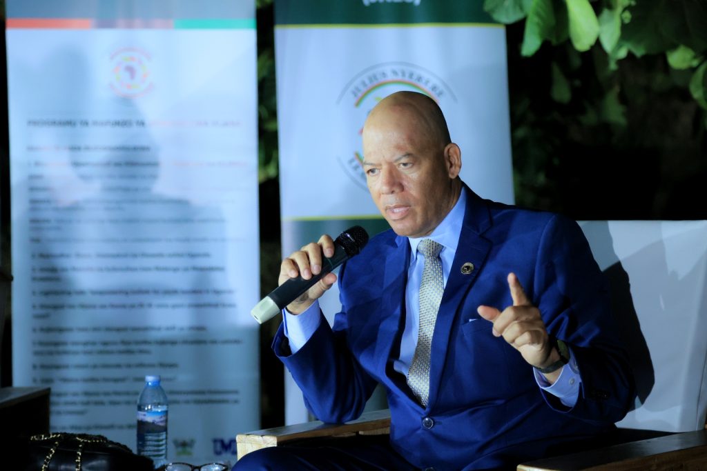 Mr. Damian Courtland Cook, the Vice to the Ambassador at the African Diaspora Development Institute (ADDI). JNLC Gardens, Makerere University. Kampala Uganda East Africa.