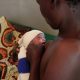 A mother breastfeeds her newborn baby. Photo MNCH. MakSPH, CHS, Makerere University, Kampala Uganda, East Africa