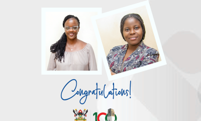 Class of 2023 Future of the Field recipients from Makerere University School of Public Health (MakSPH), Ms. Stella Kakeeto, a Grants Manager (Right) and Ms. Edna Angelique Karungi, a grants accountant (Left). Makerere University, Kampala, Uganda, East Africa.