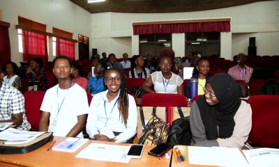 Some of the participants at the SageMath workshop at Makerere University. College of Engineering, Design, Art and Technology (CEDAT), Conference Hall, Makerere University, Kampala Uganda, East Africa.
