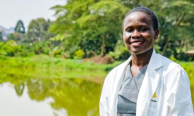 Dorothy Akoth, Master's student at Makarere University and 2023 GBIF Graduate Researchers Award winner. Photo by Christine Elong / National Fisheries Resources Research Institute.