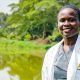 Dorothy Akoth, Master's student at Makarere University and 2023 GBIF Graduate Researchers Award winner. Photo by Christine Elong / National Fisheries Resources Research Institute.